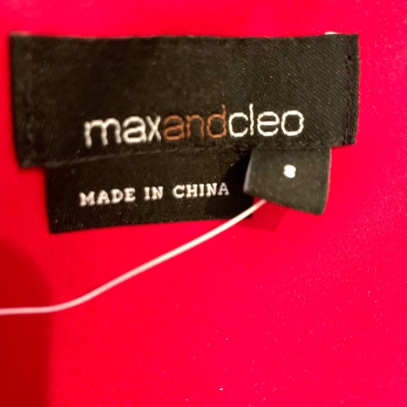 NWT Max & Cleo Maxi Berry Red Formal Dress - Picture 7 of 8
